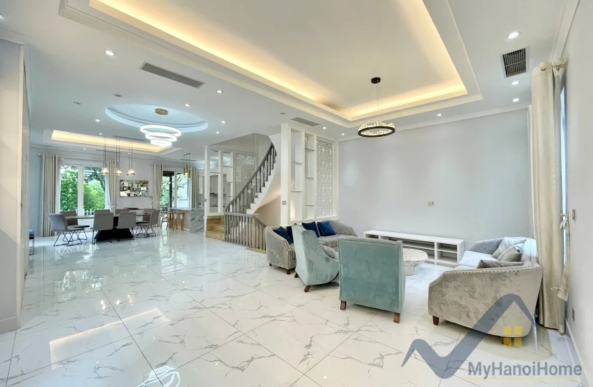 Xem ảnh 4: Ảnh 4: Biệt thự Bằng Lăng Vinhomes Riverside cho thuê full nội thất