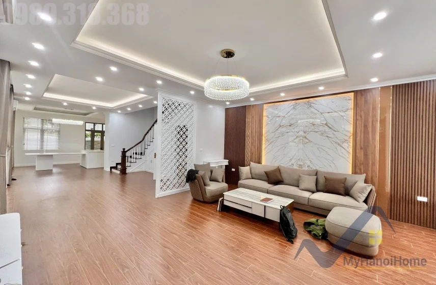 Xem ảnh 2: Ảnh 2: Biệt thự cho thuê song lập Vinhomes Harmony nội thất hiện đại