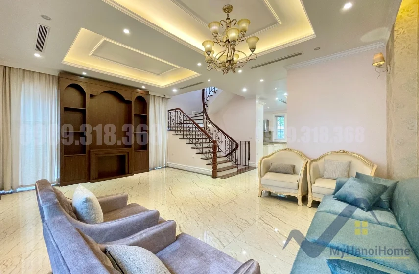Xem ảnh 12: Ảnh 12: Biệt thự cho thuê tại KĐT Vinhomes Riverside gần BIS, có nội thất