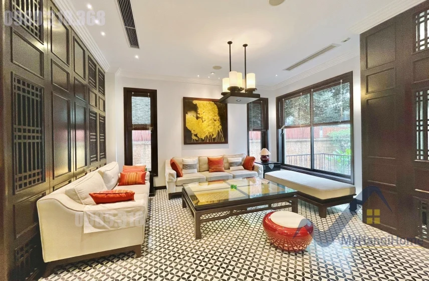 Xem ảnh 2: Ảnh 2: Biệt thự cho thuê Vinhomes Riverside, đơn lập có tầng hầm