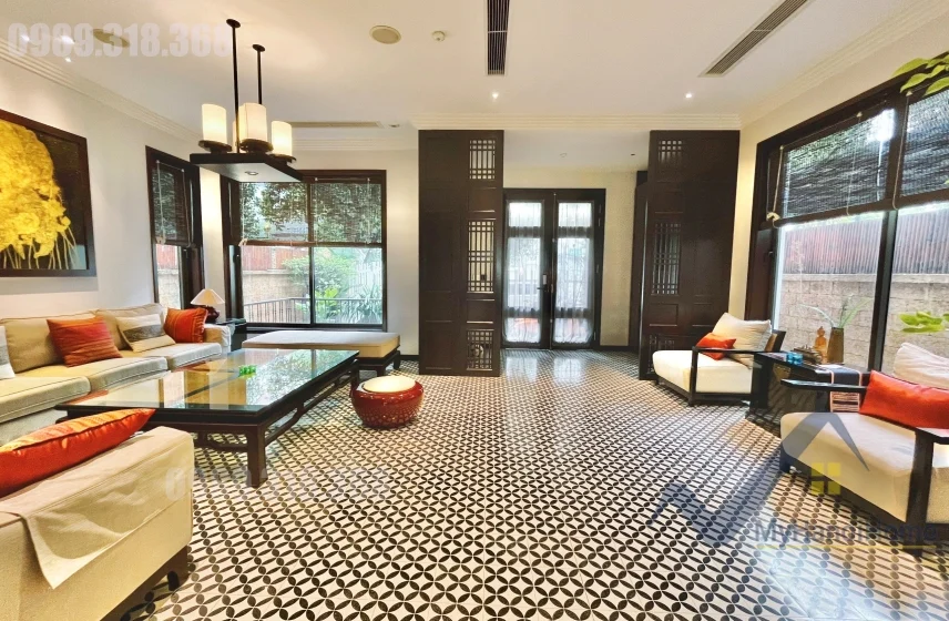 Xem ảnh 3: Ảnh 3: Biệt thự cho thuê Vinhomes Riverside, đơn lập có tầng hầm