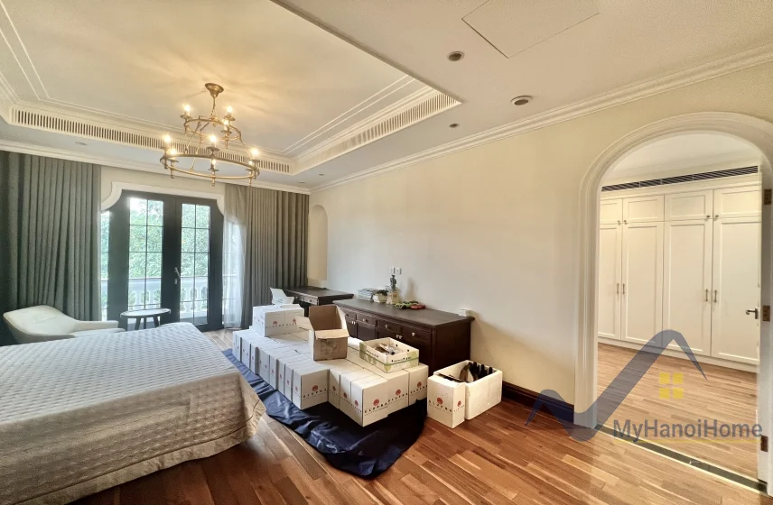 Xem ảnh 8: Ảnh 8: Biệt thự cho thuê Vinhomes Riverside đơn lập nội thất Indochine