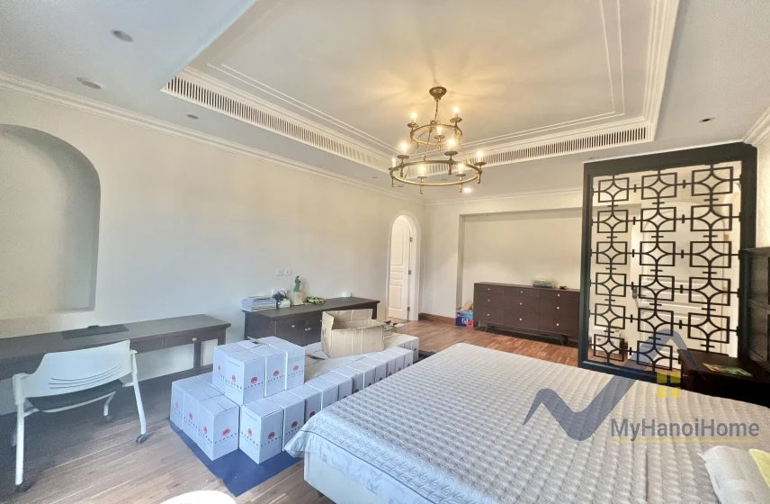 Xem ảnh 9: Ảnh 9: Biệt thự cho thuê Vinhomes Riverside đơn lập nội thất Indochine