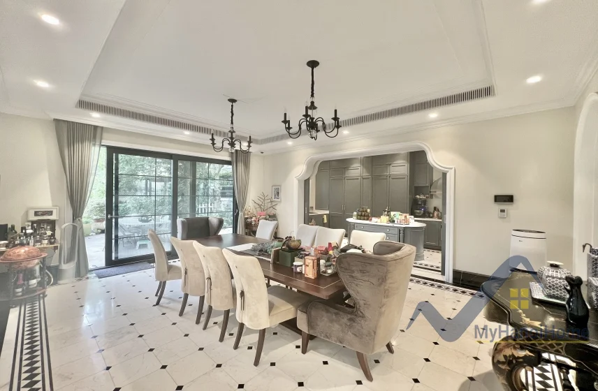 Xem ảnh 22: Ảnh 22: Biệt thự cho thuê Vinhomes Riverside đơn lập nội thất Indochine