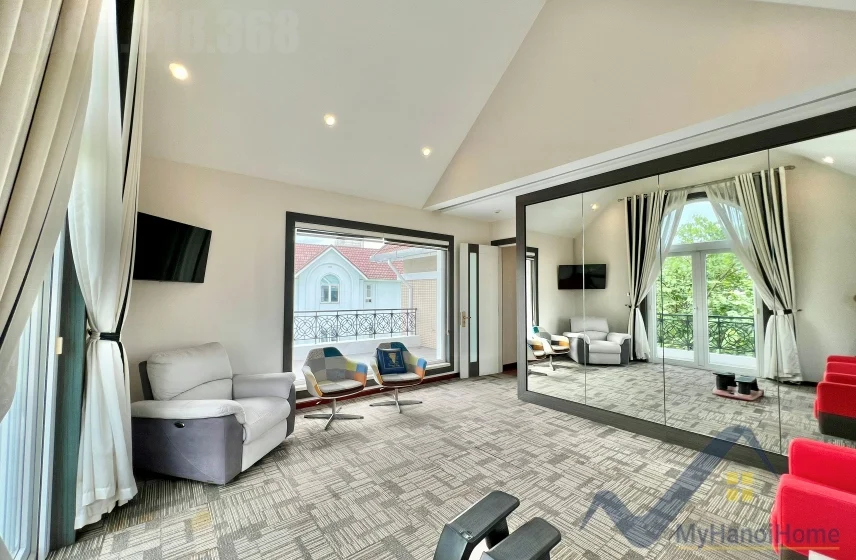 Xem ảnh 20: Ảnh 20: Biệt thự đơn lập cho thuê Vinhomes Riverside 4PN trang bị đủ đồ