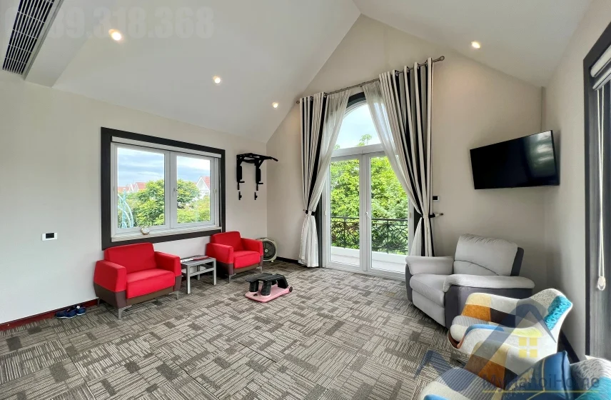 Xem ảnh 21: Ảnh 21: Biệt thự đơn lập cho thuê Vinhomes Riverside 4PN trang bị đủ đồ
