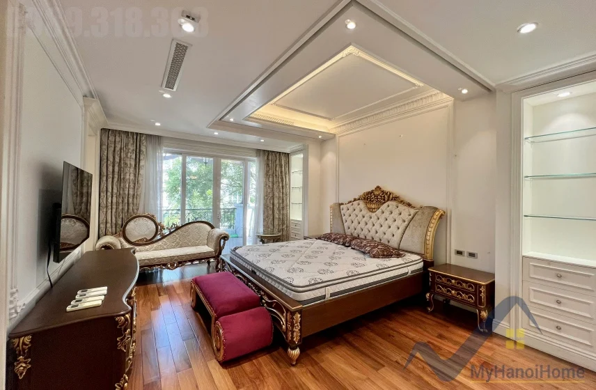 Xem ảnh 4: Ảnh 4: Biệt thự đơn lập cho thuê Vinhomes Riverside, thang máy, vườn rộng