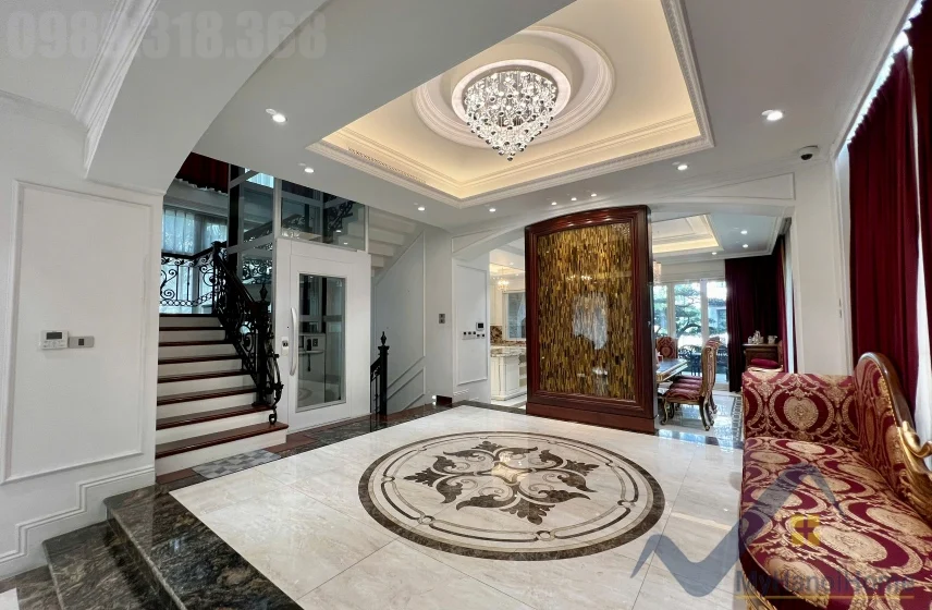 Xem ảnh 13: Ảnh 13: Biệt thự đơn lập cho thuê Vinhomes Riverside, thang máy, vườn rộng