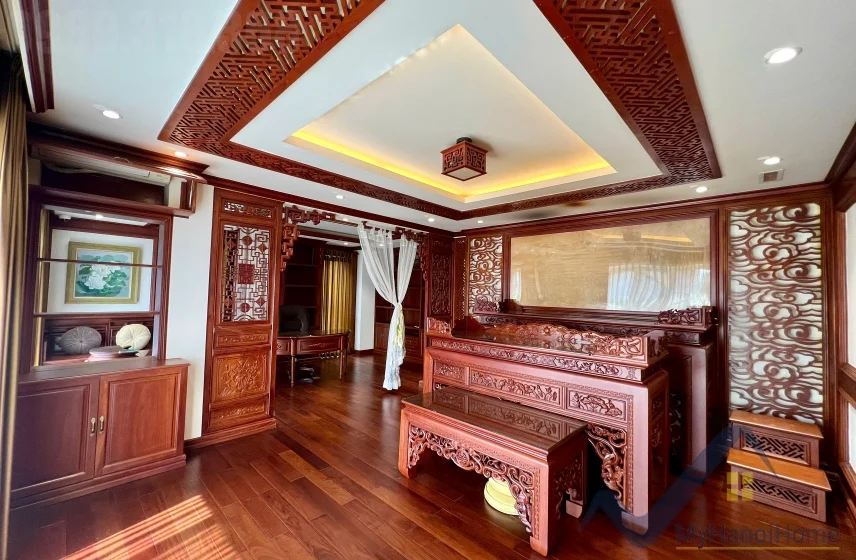 Xem ảnh 18: Ảnh 18: Biệt thự đơn lập cho thuê Vinhomes Riverside, thang máy, vườn rộng