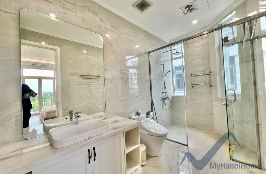 Xem ảnh 23: Ảnh 23: Biệt thự đơn lập cho thuê Vinhomes The Harmony nội thất hiện đại