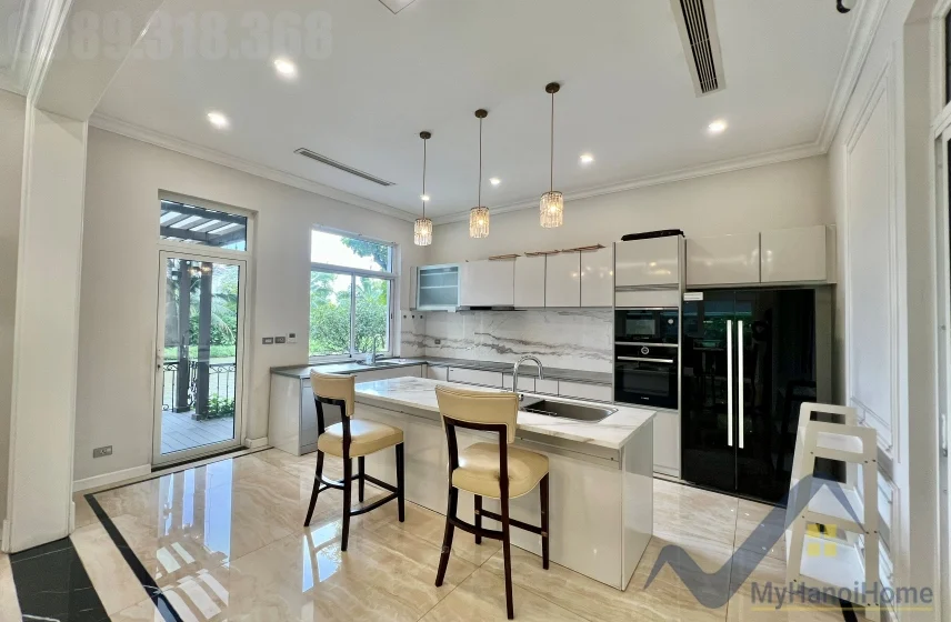 Xem ảnh 30: Ảnh 30: Biệt thự đơn lập cho thuê Vinhomes The Harmony nội thất hiện đại