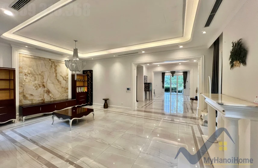 Xem ảnh 2: Ảnh 2: Biệt thự đơn lập view sông cho thuê tại Vinhomes Riverside đủ đồ