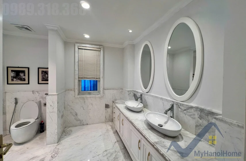 Xem ảnh 6: Ảnh 6: Biệt thự đơn lập view sông cho thuê tại Vinhomes Riverside đủ đồ