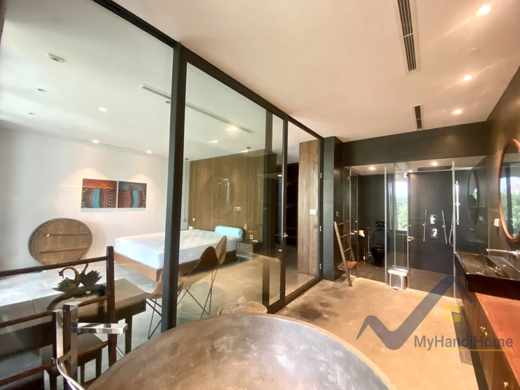 Xem ảnh 7: Ảnh 7: Biệt thự đơn lập Vinhomes Riverside cho thuê có bể bơi