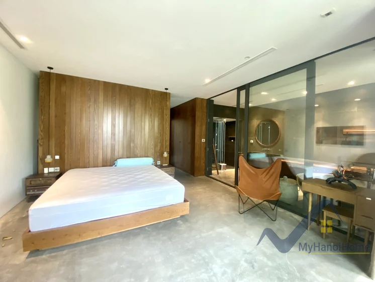Xem ảnh 9: Ảnh 9: Biệt thự đơn lập Vinhomes Riverside cho thuê có bể bơi