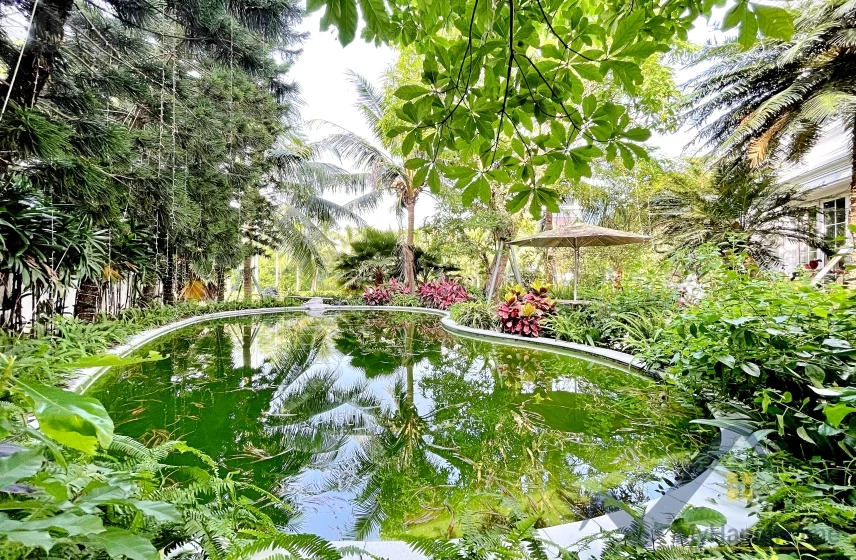 Xem ảnh 24: Ảnh 24: Biệt thự đơn lập Vinhomes Riverside full nội thất cho thuê, bể bơi