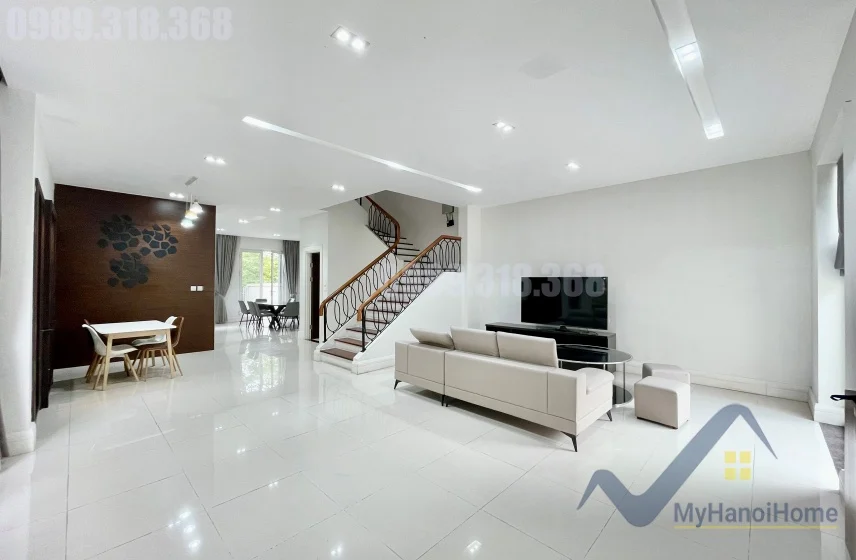 Xem ảnh 2: Ảnh 2: Biệt thự song lập cho thuê Vinhomes Riverside, đủ đồ 4PN