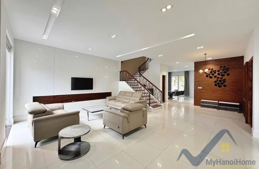 Xem ảnh 2: Ảnh 2: Biệt thự song lập Vinhomes Riverside cho thuê 4PN đủ đồ