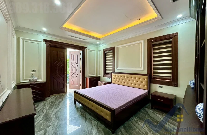 Xem ảnh 8: Ảnh 8: Biệt thự song lập Vinhomes Riverside cho thuê gần BIS, view sông