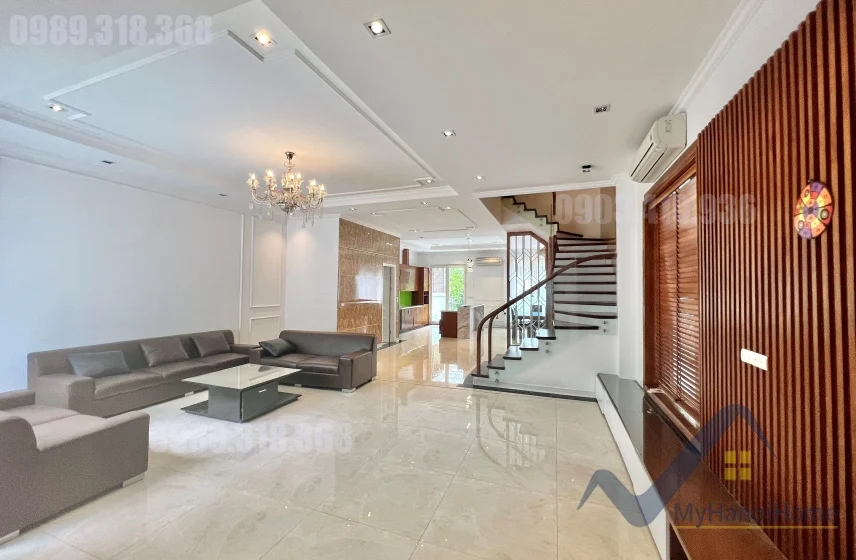 Xem ảnh 2: Ảnh 2: Biệt thự song lập Vinhomes Riverside cho thuê, nội thất hiện đại