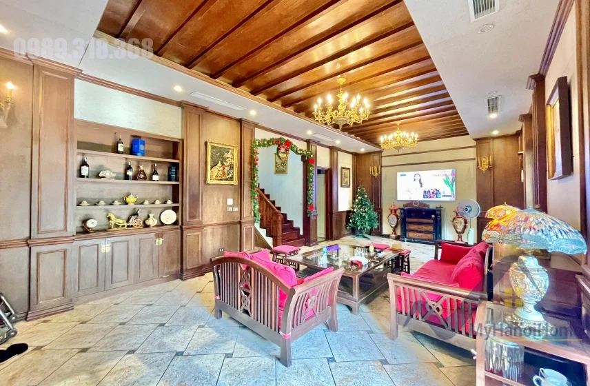 Xem ảnh 2: Ảnh 2: Biệt thự song lập Vinhomes Riverside full nội thất cần cho thuê