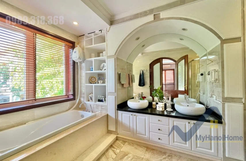 Xem ảnh 9: Ảnh 9: Biệt thự song lập Vinhomes Riverside full nội thất cần cho thuê
