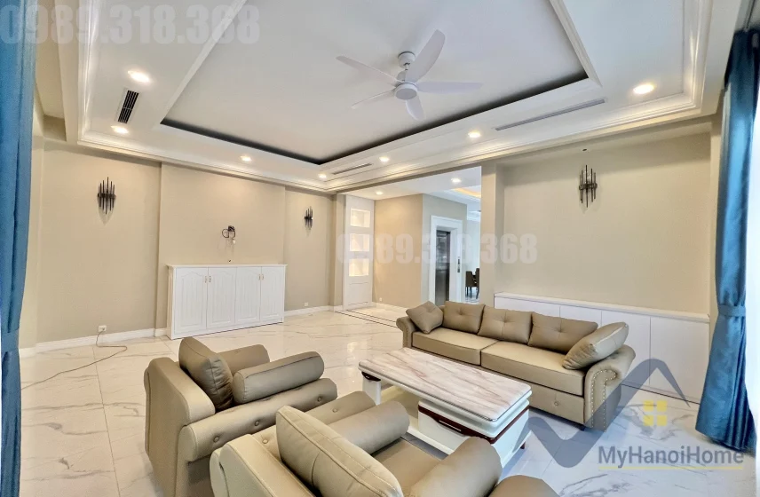 Xem ảnh 2: Ảnh 2: Cho thuê biệt thự căn góc Vinhomes Riverside có thang máy