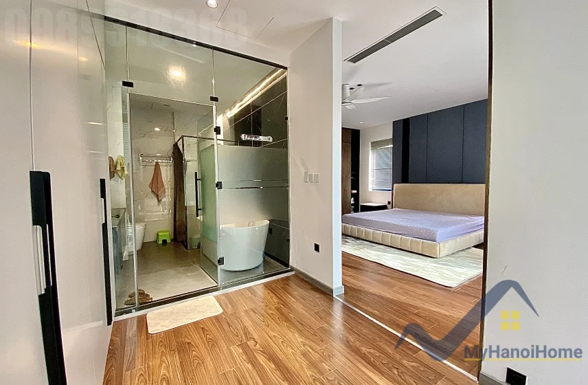 Xem ảnh 4: Ảnh 4: Cho thuê biệt thự Hoa Sữa Vinhomes Riverside đã hoàn thiện nội thất