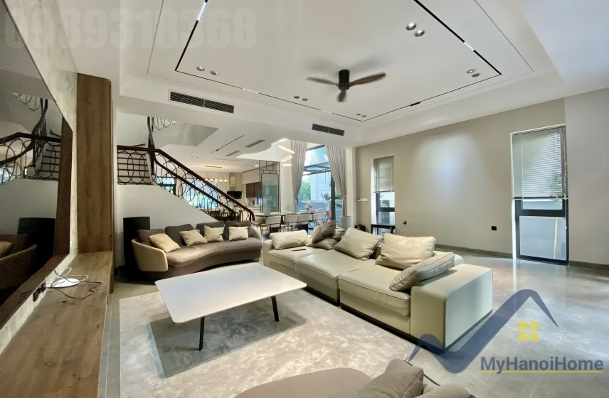 Xem ảnh 13: Ảnh 13: Cho thuê biệt thự Hoa Sữa Vinhomes Riverside đã hoàn thiện nội thất