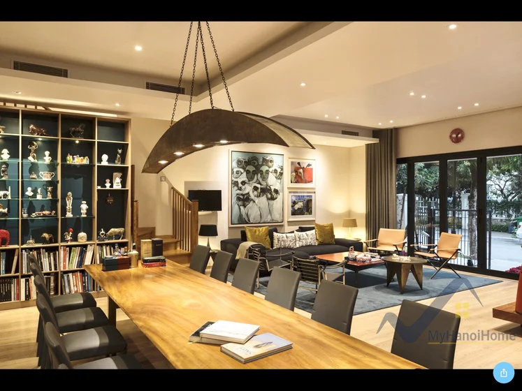 Xem ảnh 8: Ảnh 8: Cho thuê biệt thự song lập Vinhomes Riverside, 4 phòng ngủ full nội thất