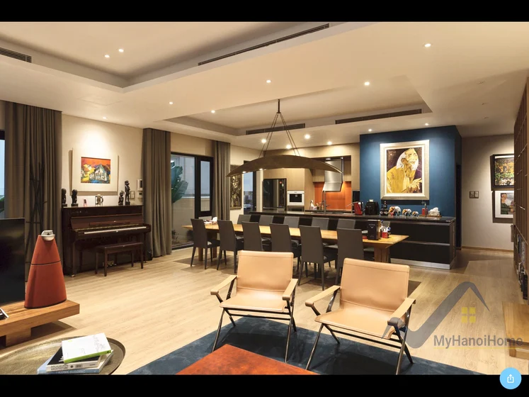 Xem ảnh 9: Ảnh 9: Cho thuê biệt thự song lập Vinhomes Riverside, 4 phòng ngủ full nội thất