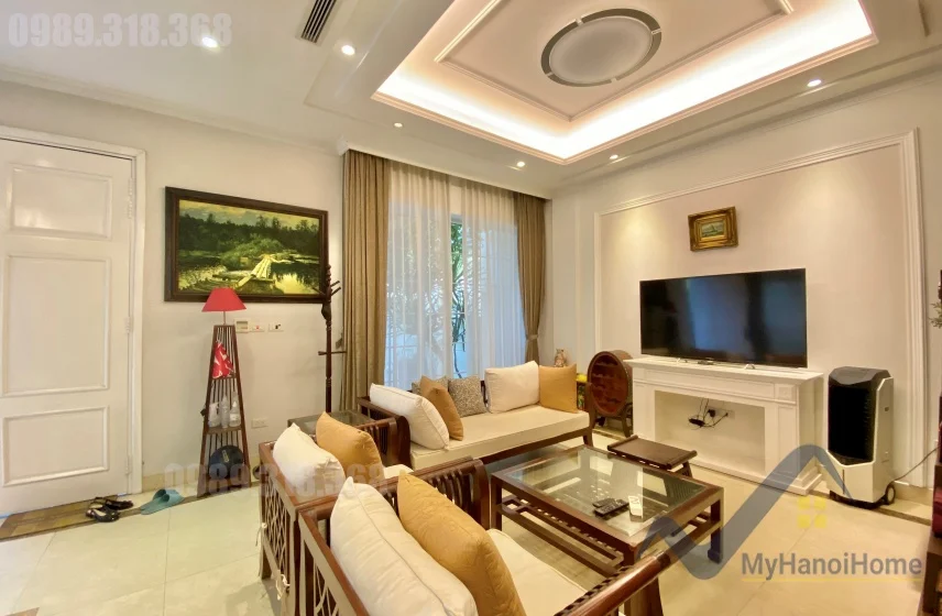 Xem ảnh 14: Ảnh 14: Cho thuê biệt thự Vinhomes Riverside full nội thất Đông Dương