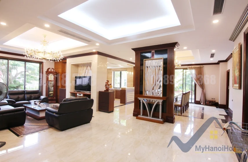 Xem ảnh 2: Ảnh 2: Cho thuê biệt thự Vinhomes Riverside Hoa Phượng full nội thất