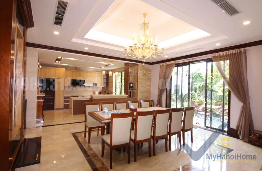 Xem ảnh 21: Ảnh 21: Cho thuê biệt thự Vinhomes Riverside Hoa Phượng full nội thất