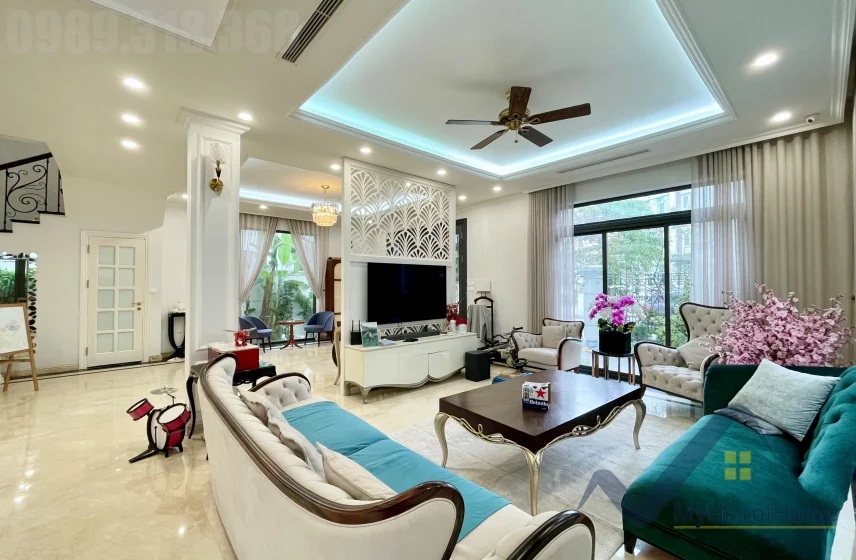 Xem ảnh 2: Ảnh 2: Cho thuê biệt thự Vinhomes The Harmony, căn đơn lập đủ đồ