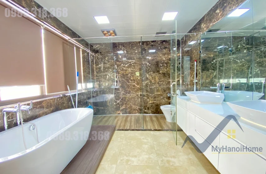 Xem ảnh 6: Ảnh 6: Cho thuê đơn lập Vinhomes Riverside phong cách hiện đại, full đồ