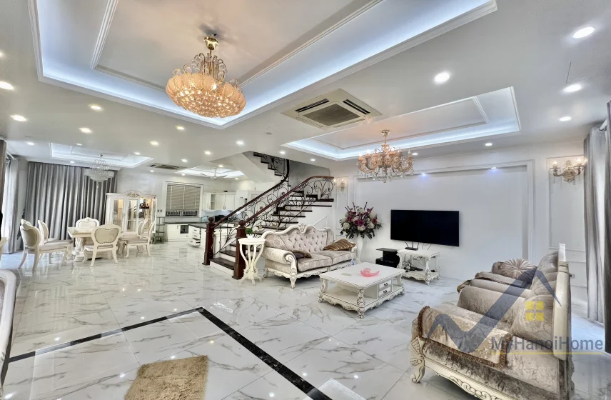 Xem ảnh 2: Ảnh 2: Cho thuê nhà Vinhomes Riverside Long Biên, 4PN đủ nội thất