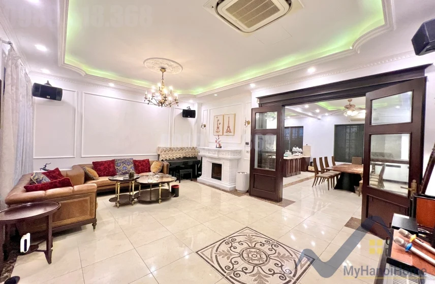 Xem ảnh 2: Ảnh 2: Chủ nhà cho thuê biệt thự Vinhomes Riverside đủ đồ 4PN hiện đại