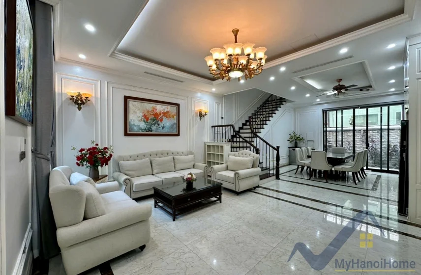 Xem ảnh 2: Ảnh 2: Liền kề Vinhomes Harmony cho thuê trang bị full nội thất