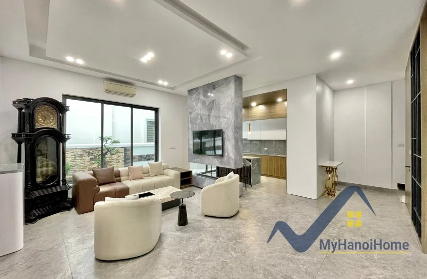 Xem ảnh 2: Ảnh 2: Nhà mới cho thuê Vinhomes Riverside nội thất hiện đại