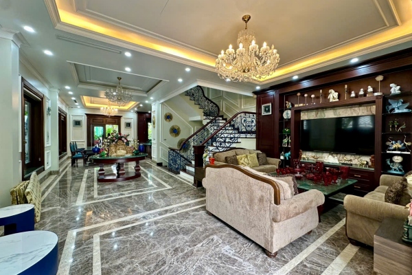 Biệt thự song lập Vinhomes Riverside cho thuê gần BIS, view sông