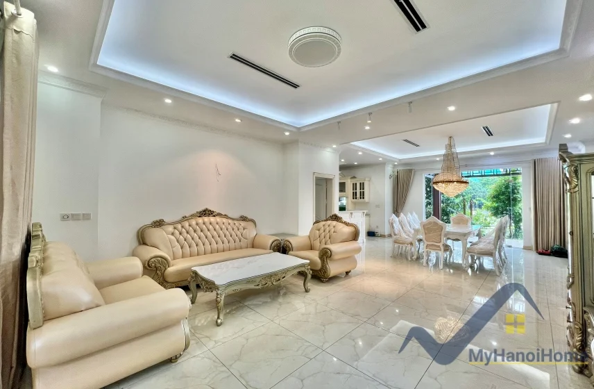Xem ảnh 2: Ảnh 2: Thuê biệt thự đơn lập Vinhomes Riverside phong cách tân cổ điển