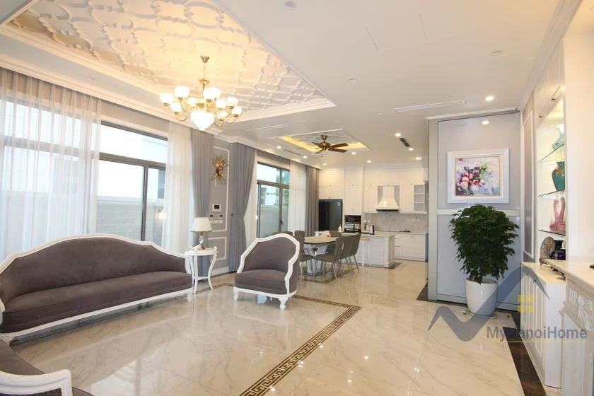 Xem ảnh 2: Ảnh 2: Vinhomes Harmony biệt thự song lập cho thuê full nội thất