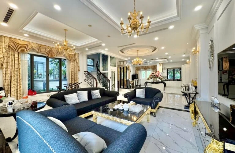 Ảnh VH367: Biệt thự Vinhomes Riverside cho thuê đơn lập, thang máy