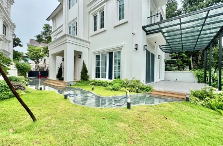 Ảnh VH383: Cho thuê đơn lập biệt thự Vinhomes Riverside Long Biên, đủ đồ