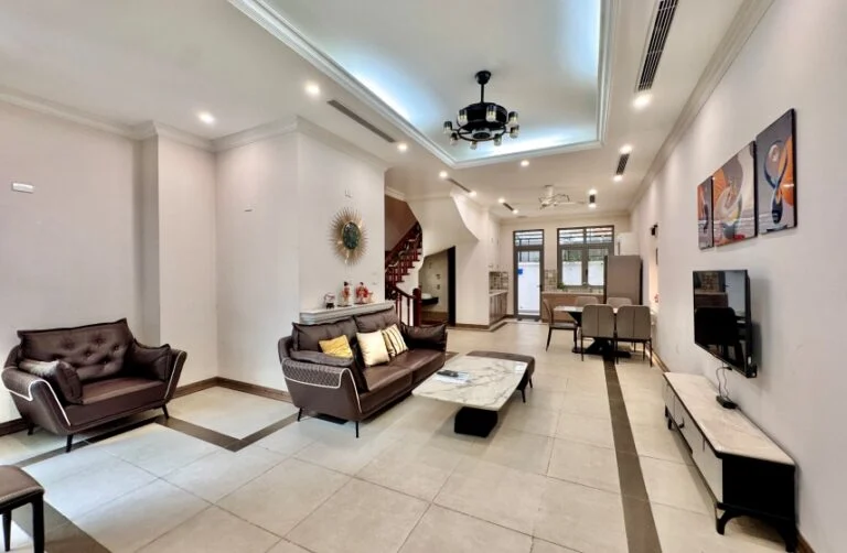 Ảnh VH288: Cho thuê biệt thự liền kề Vinhomes Harmony full đồ thang máy