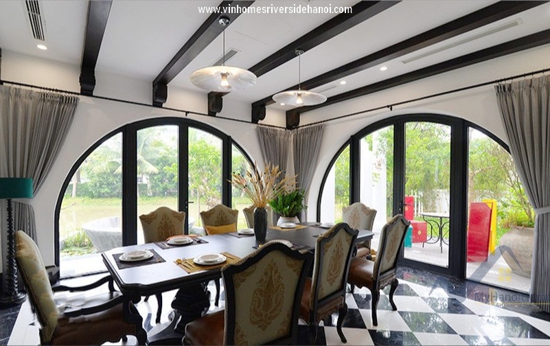 Biệt thự đơn lập Hoa Phượng Vinhomes Riverside Long Biên cho thuê