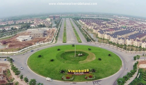 Vòng xuyến khu đô thị Vinhomes Riverside