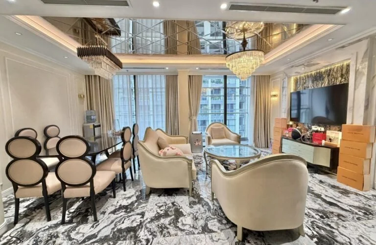 Ảnh M2553: Cho thuê căn hộ đập thông Symphony Long Biên 3PN đủ đồ