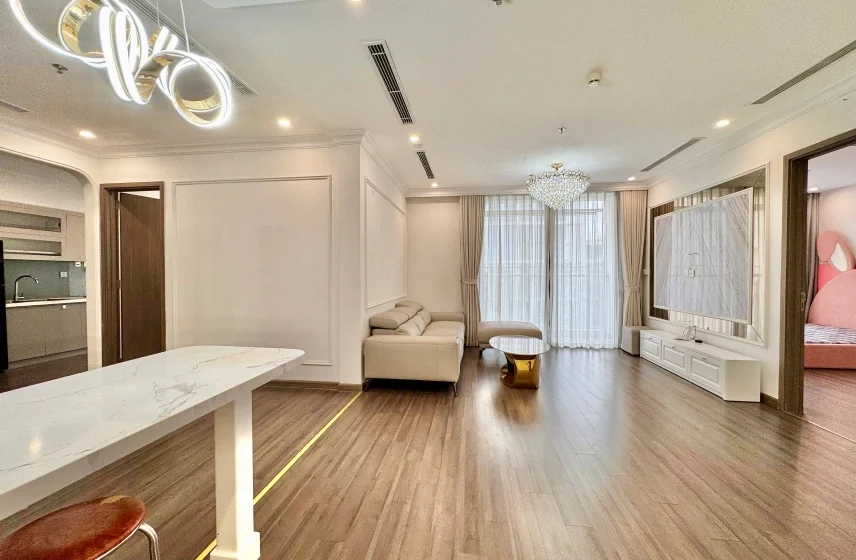 Ảnh 1: Căn hộ Symphony cho thuê 3PN đập thông, diện tích 110m2